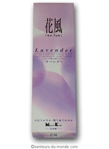 Encens Japonais NK Ka-Fuh parfum lavande, bote de 60 grammes